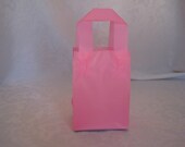 Plastic Merchandise Gift Bags with Handles 5 x 7 x 3  Pack of 20