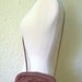 Genuine Vintage Burgundy Soft Ostrich Leather Clutch Purse