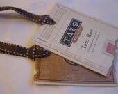 Upcycled Tazo Tea Gift Tags for Christmas Holiday Gift Giving Set of Two