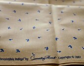 Fabric - Irrestistable Indigo Quilt Fabric - Tan