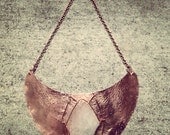 FreeForm Quartz & Copper Breastplate 