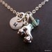 Roller Skate Necklace - Roller Derby Gear - Roller Girl Necklace - Derby Chick Necklace - Hand Stamped Charm Chain