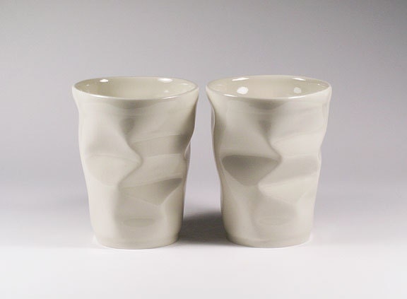 Crumpled Cup, Model: Jason number 2  - CYBER MONDAY SALE