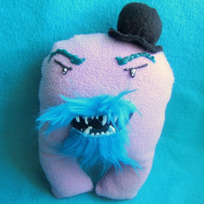 Mister Derby - Dapper Mustache and Beard Monster Plush