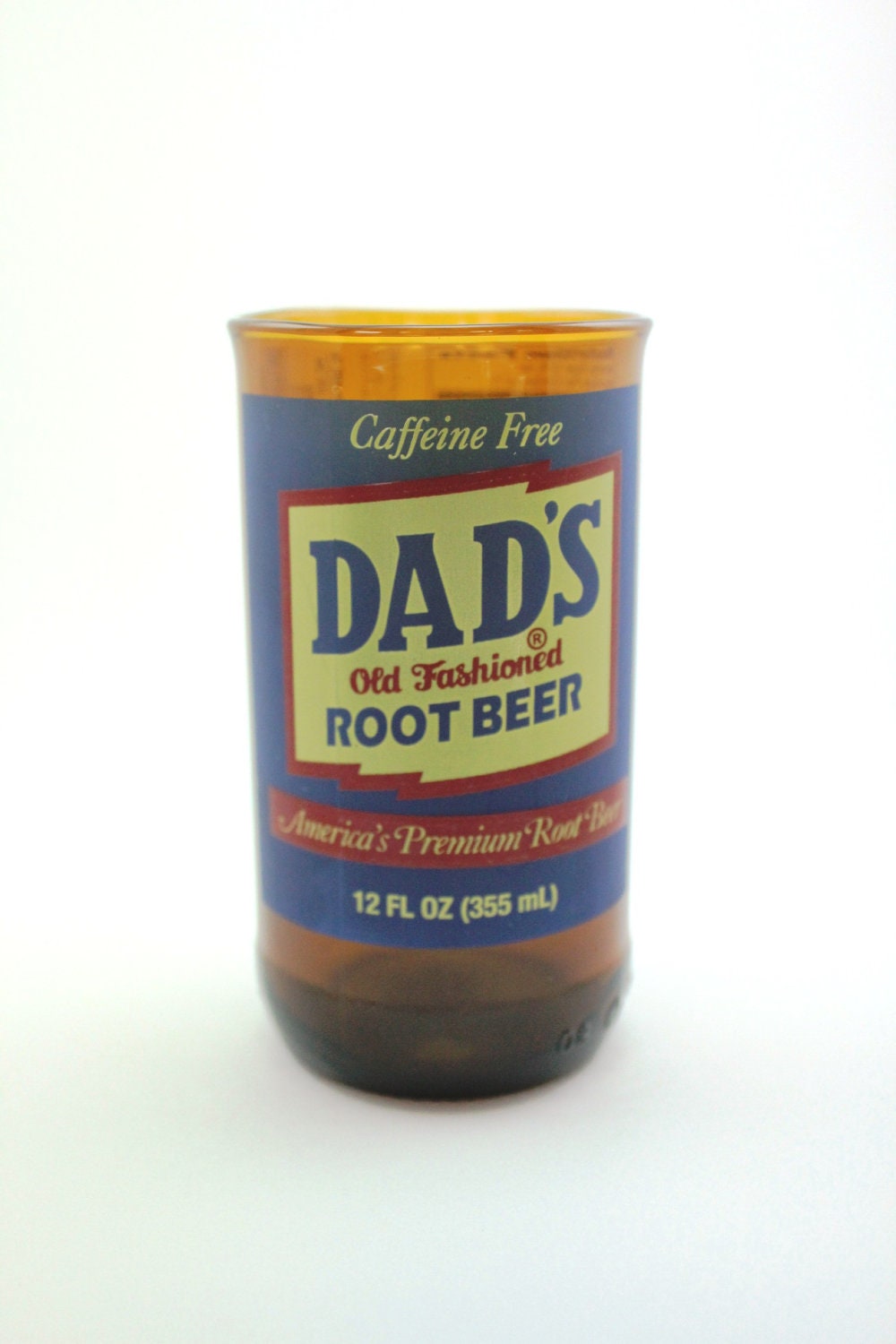 YAVA Glass - Upcycled Dad's Root Beer Soda Bottle Glass