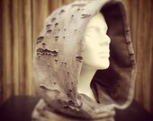 Grey Mesh Hood good for winter, desert or festivals