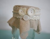 Wedding Party Favors, Baby Shower Gifts, Shabby Chic, Elegant Candy Jar, Jam, snacks, glass, vintage buttons