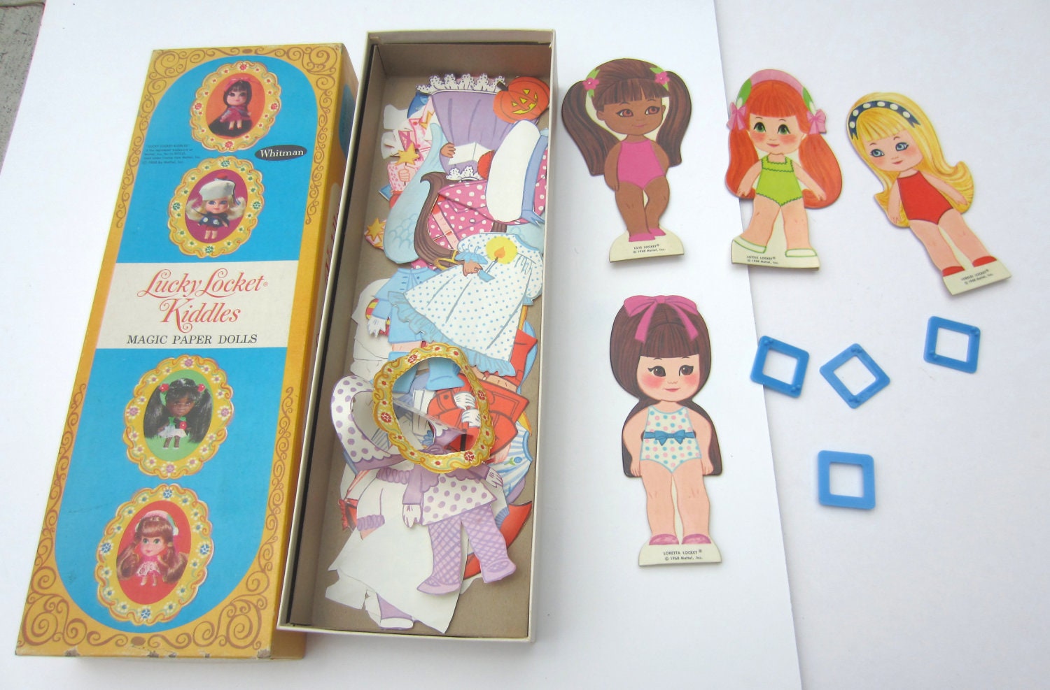 Lucky Locket KIDDLES Liddle Kiddle MATTEL and Whitman Publishing Paper Dolls