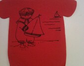 Pack of 30 Baby shower onesie napkins or banner decoration Sailboat or toy theme for baby boy Il_170x135