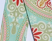 Camera Strap Cover- lens cap pocket and padding included- Garden Gate