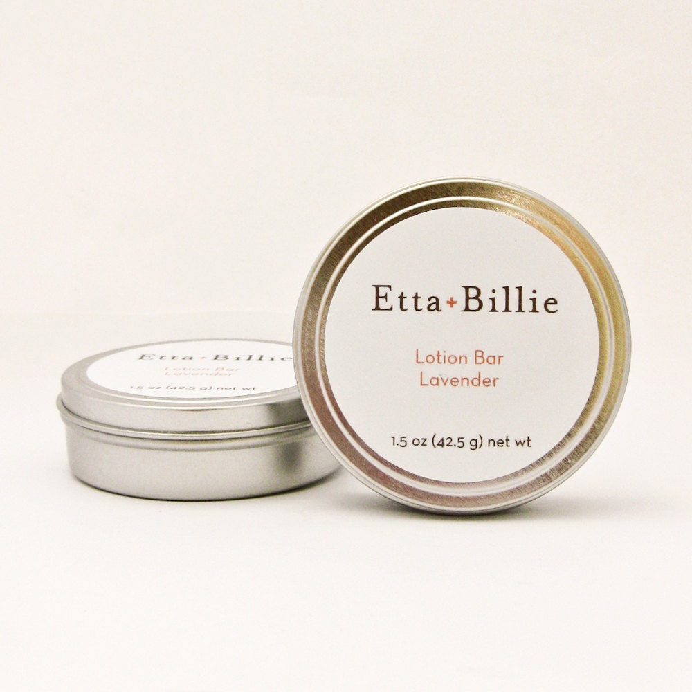 Lavender Lotion Bar Certified Organic Ingredients