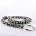 Green Chainmaille - Wallet Chain - Graduated Byzantine (Thick to Thin)
