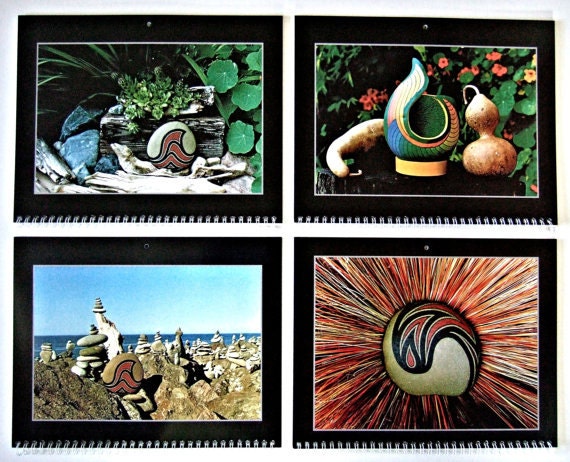 SALE 75 PERCENT OFF Unique 2013 Desk Calendar, 12 Color Photos, Still Life, Landscape, Floral