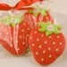 Strawberry Cookies (12 favors, bagged and bowed)
