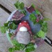 Waldorf Inspired Autumn  Wool picture - Brown plaited toadstool child