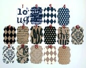 EARRING or NECKLACE CARDS with Plastic Bags - Qty 25