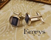 Silver TARDIS Cufflinks