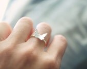 Flutter - Sterling Silver Butterfly Ring