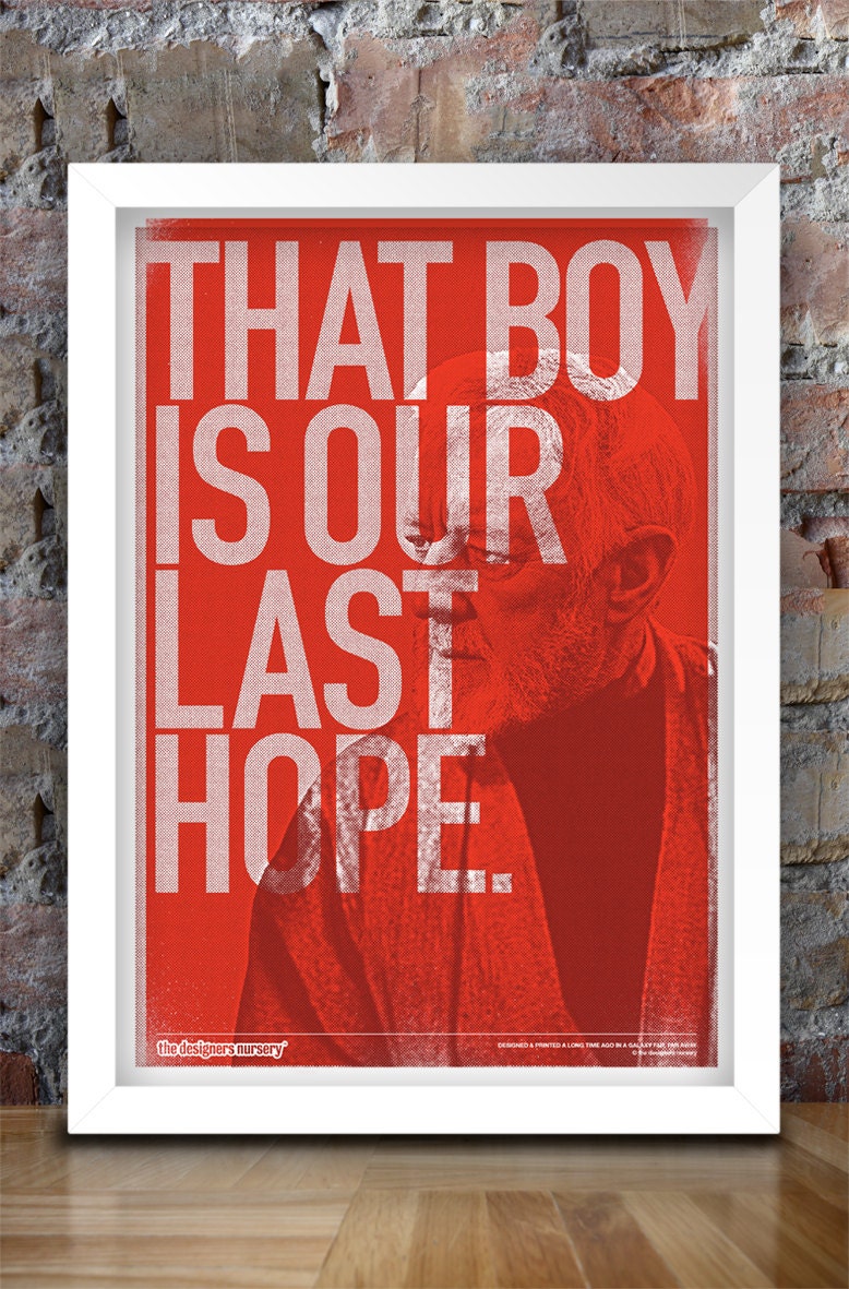 Star Wars Inspired Print (Heroes Series: OBI WAN KENOBI) A3