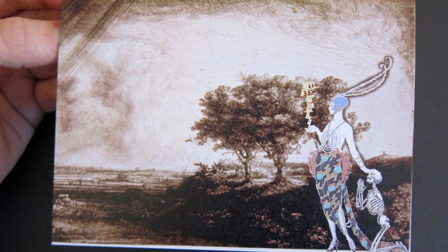 Rembrandt Collage Card