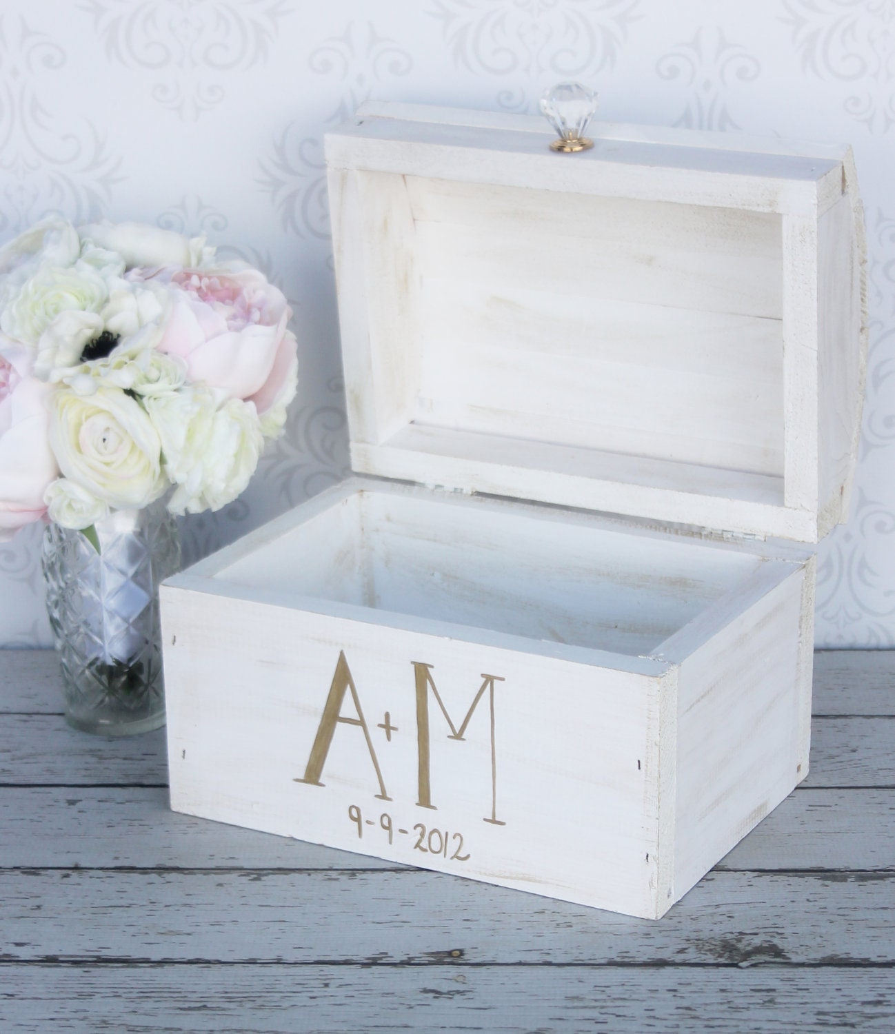Wedding Card Box Vintage Shabby Chic Wedding Decor