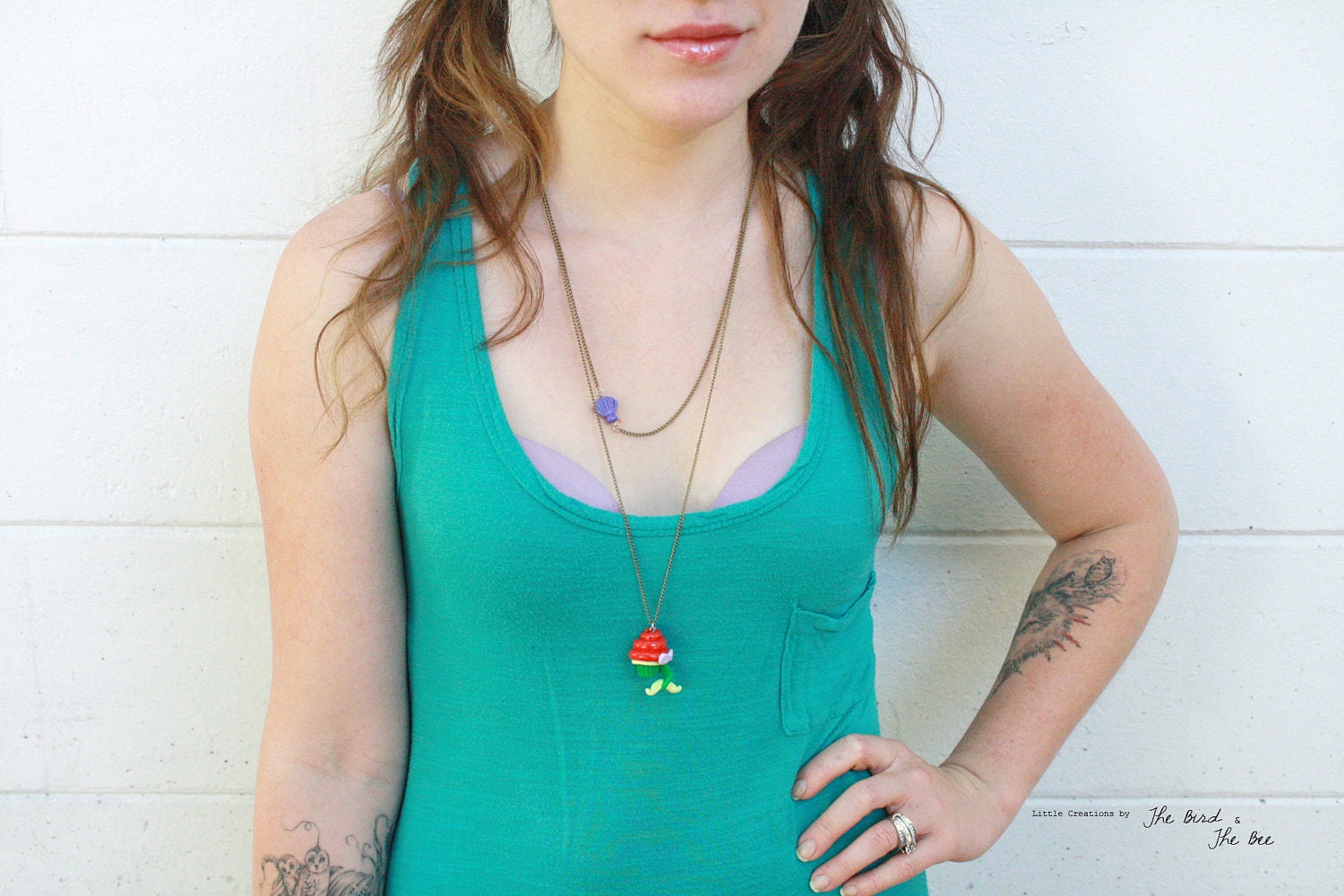 Ariel Cupcake Couture Pendant