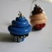 Dr Who and Tardis Cupcake Earrings