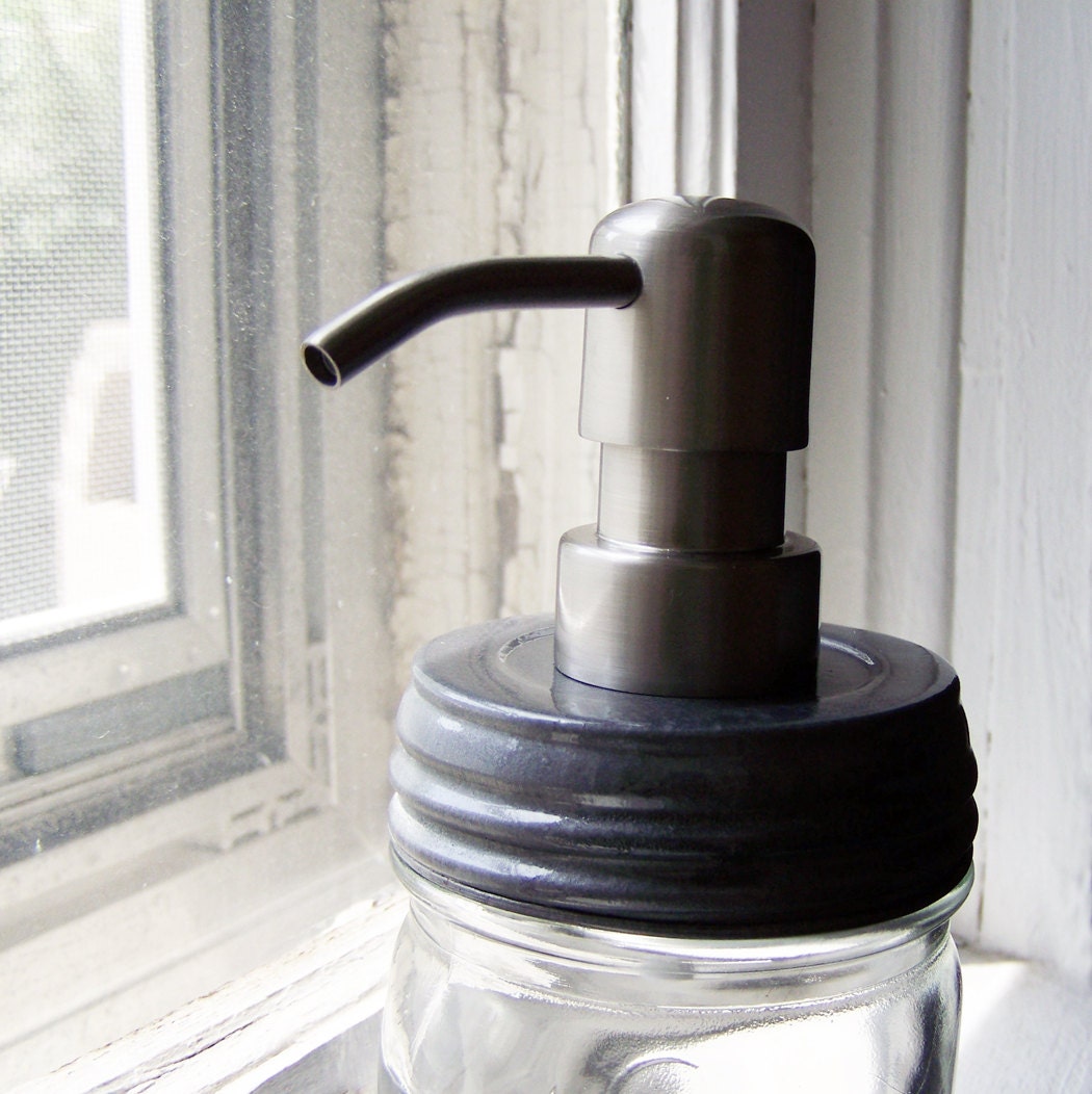 Metal Soap Pump Dispenser Lid for mason jar DIY