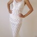 SALE.. Exclusive Hand Knit Glamorous Mermaid Dress
