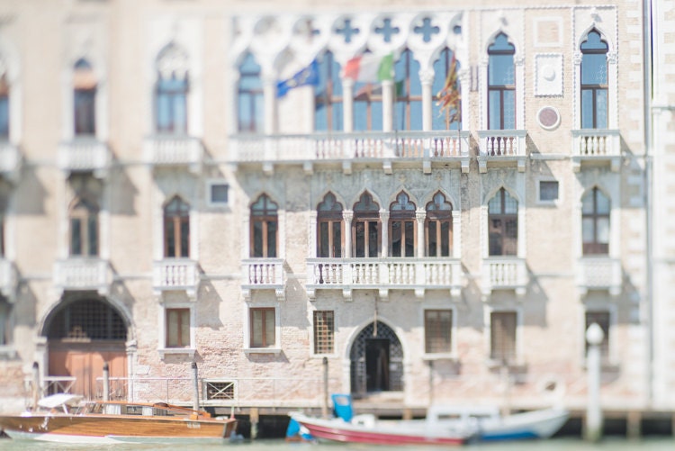 Venice Photography - Il Palazzo, Gothic Palace on the Grand Canal, Venice, Italy Travel Photograph, Home Decor, Wall Art