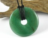 Zen Nursing Necklace - 40mm Green Aventurine Breastfeeding Necklace
