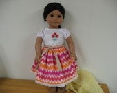 American Girl Doll  Bright, Beautiful Spring Outfit for Josefina by Donna Cotterman