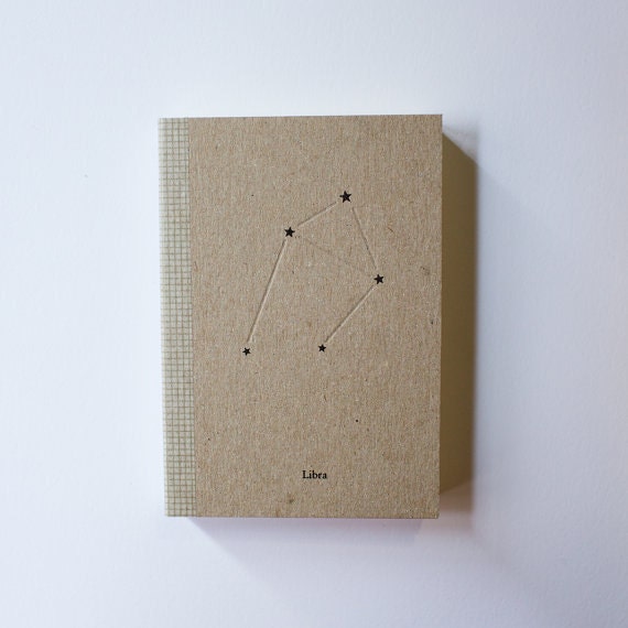 Libra - Lined Constellation Notebook