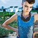 Bib Necklace,Collar Necklace, statement necklace, leather crafted bib, gold leather necklace