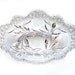 Vintage American Brilliant Glass Centerpiece Bowl. Cr.1910. Sawtooth Scalloped Edge, Etched Rose and Cane Pattern I Take CREDIT CARDS