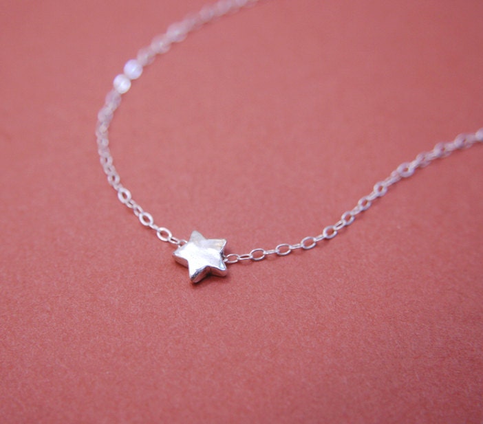 Mini Sterling Silver Star Necklace