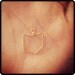 Choose Your State Wire Outline Necklace - Ohio Shown
