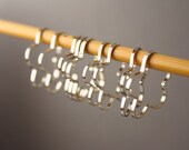 Simple Solid Snag-Free Flower Ring Stitch Markers for Knitting