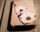 iPhone 5 case - Dogwood print, beige, girly iPhone 5 case -  Allure - nature print, flower photograph, dogwood print, iPhone 5 hard cover