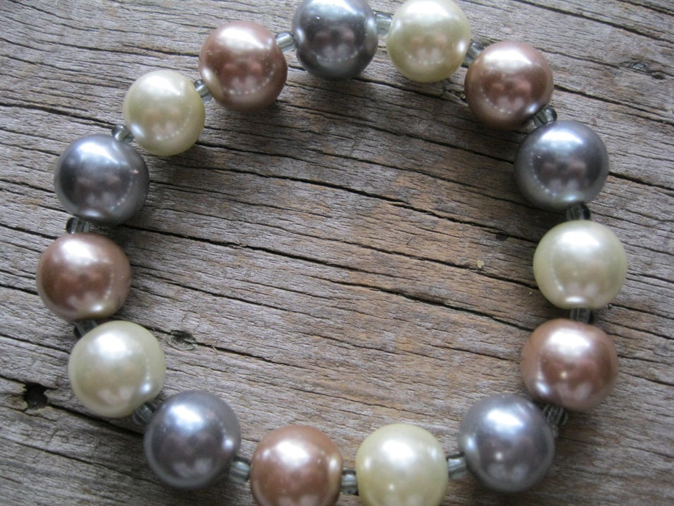 Blue Pearl Necklace, Bracelet, and Earrings and Blue Shell Pendant
