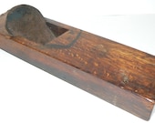 Antique Wood Planer Tool Oak from Japan