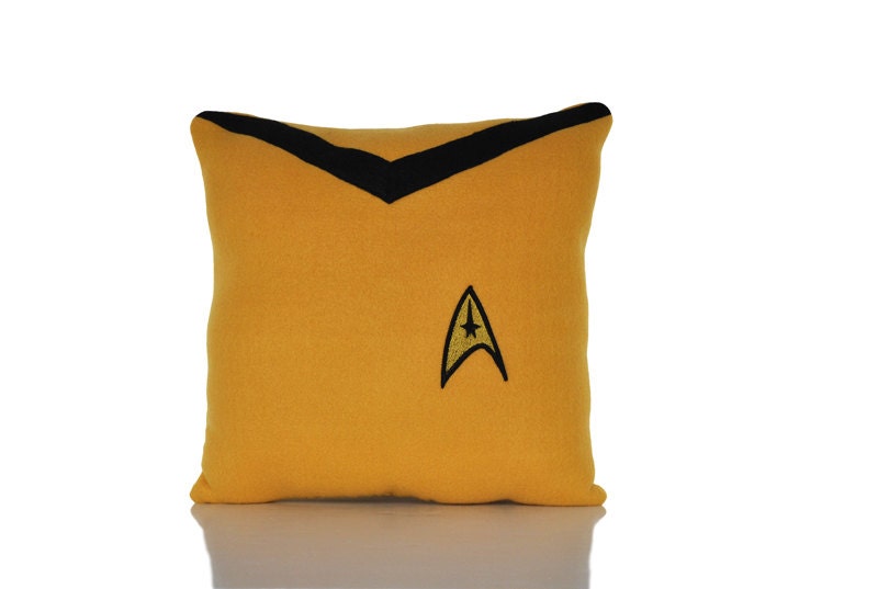 Star Trek Command Gold Pillow