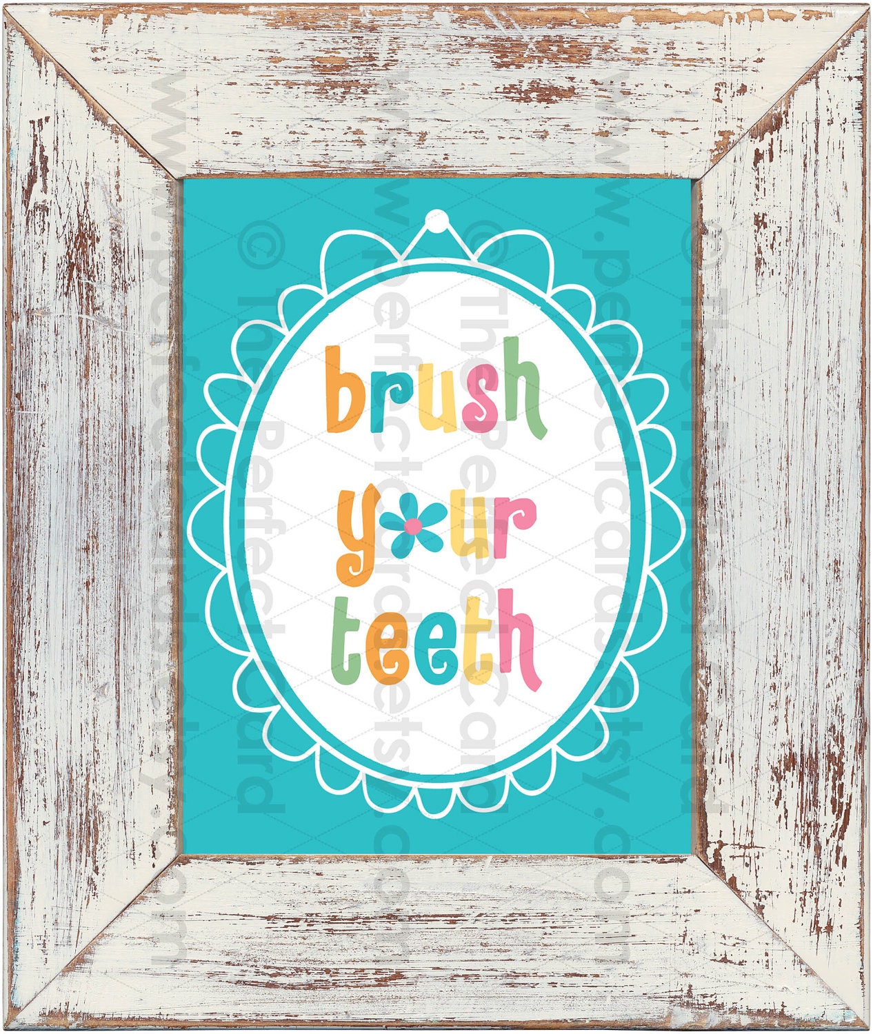 Girls Bathroom Rules Prints - 8x10 Printable - Instant Download