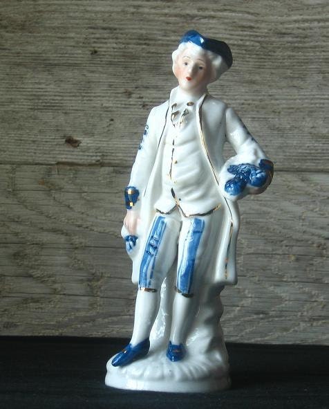 Antique Porcelain Victorian Figure Statue
