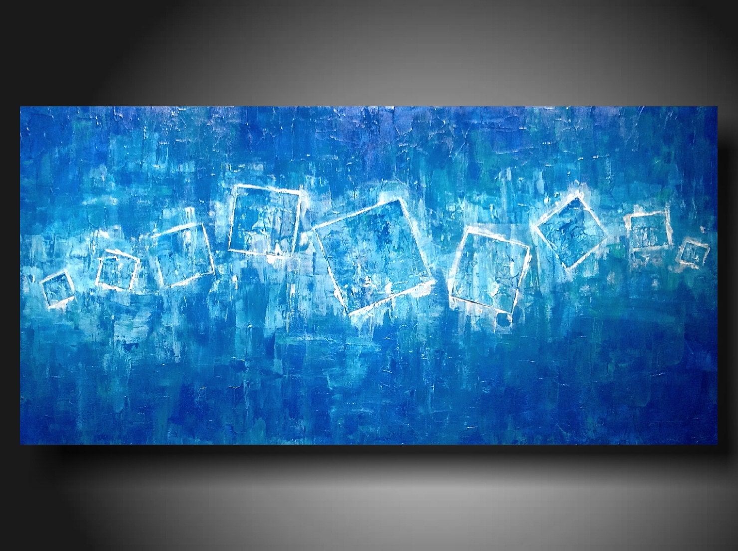 Original Art Abstract paintings Heavy textured 48 X 24 INCHES JMJartstudio Taking a lead on sale save 50 dollars