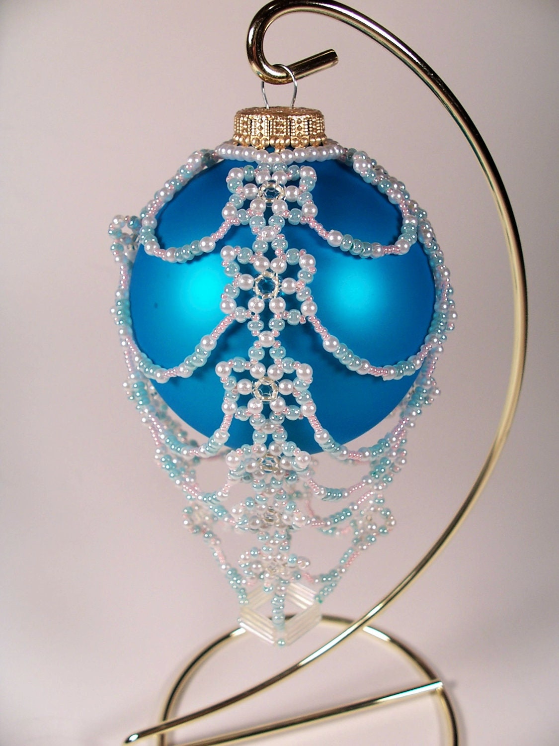 Hot Air Balloon Ornament No. 9, Beading Tutorial in PDF