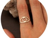 Silver Third Eye Ring