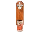 Yuengling Beer Bottle Opener with Vintage 150th Year Brewery Wall Mounted Beer Can Cap Catcher