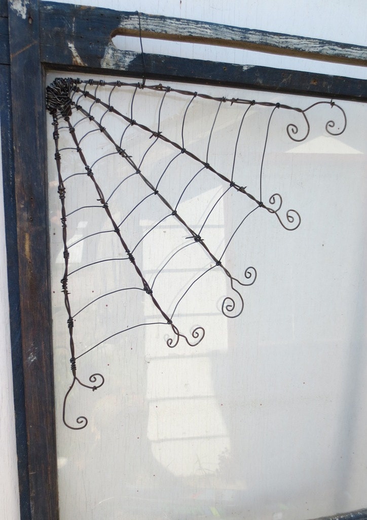 Wicked Wee Barbed Wire Corner Spider Web