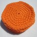Cotton Facial Cloths or Make Up Removers Facial Scrubbies in Orange